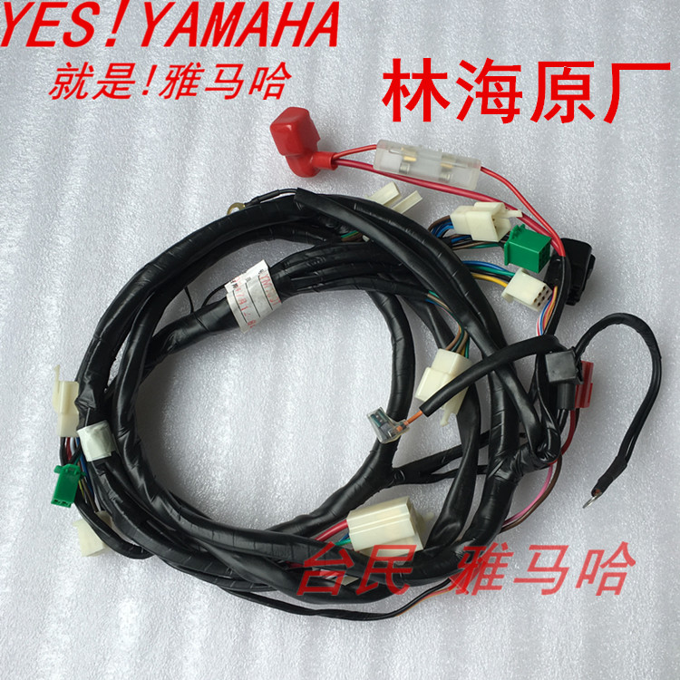 雅马哈摩托LYM100T-3-4 福喜福逸原装整车电缆 全车线路 大线正品
