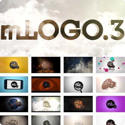FCPX插件30种LOGO标志final cut pro x片头动画预设mLogo 3