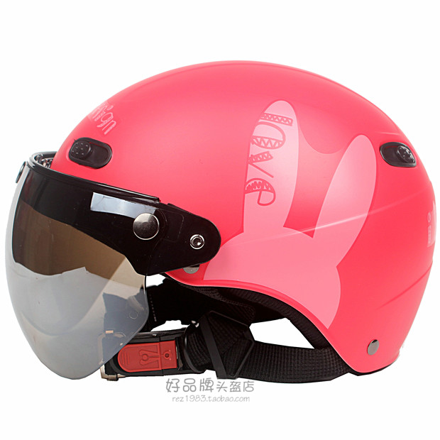 台湾EVO兔子磨砂红动哈雷摩托车头盔安全帽男女防晒紫外线四夏季