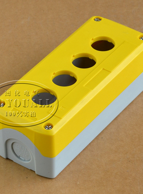 图优4孔按钮接线盒防水盒按钮开关盒BX4-22四位指示灯控制盒