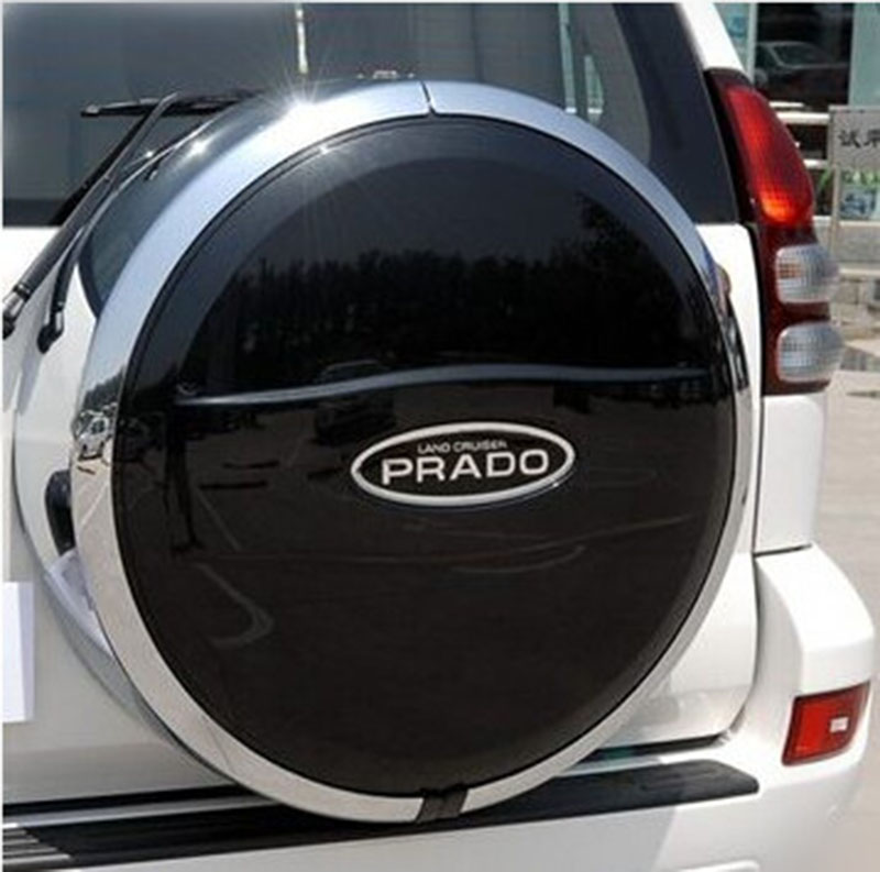 专用于丰田霸道备胎罩 普拉多原装款prado汽车后备轮胎罩盖带标