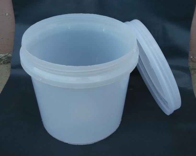 1kg小塑料桶液体桶食品包装桶1L升涂料桶厂家直销油漆桶白乳胶桶