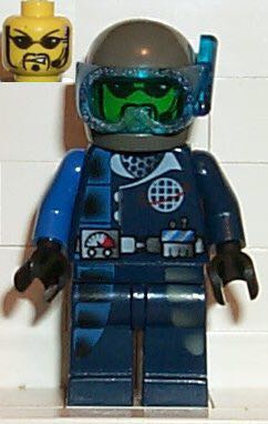 【迷妹】乐高Lego 绝版 阿尔法小队 人仔 alp015 深海迷失 潜水员