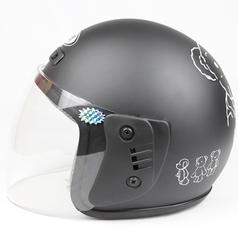 全新V21摩托车盔冬季电动车头盔男女四季保暖半盔电瓶车安全帽