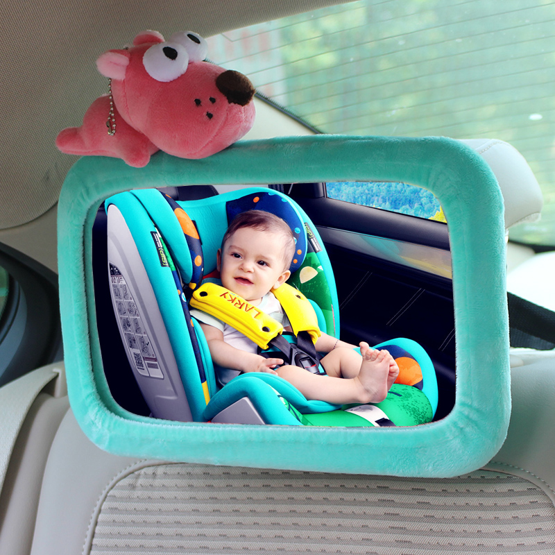 安全座椅后视镜旋转婴儿童宝宝汽车安全座椅反向安装内后视观察镜