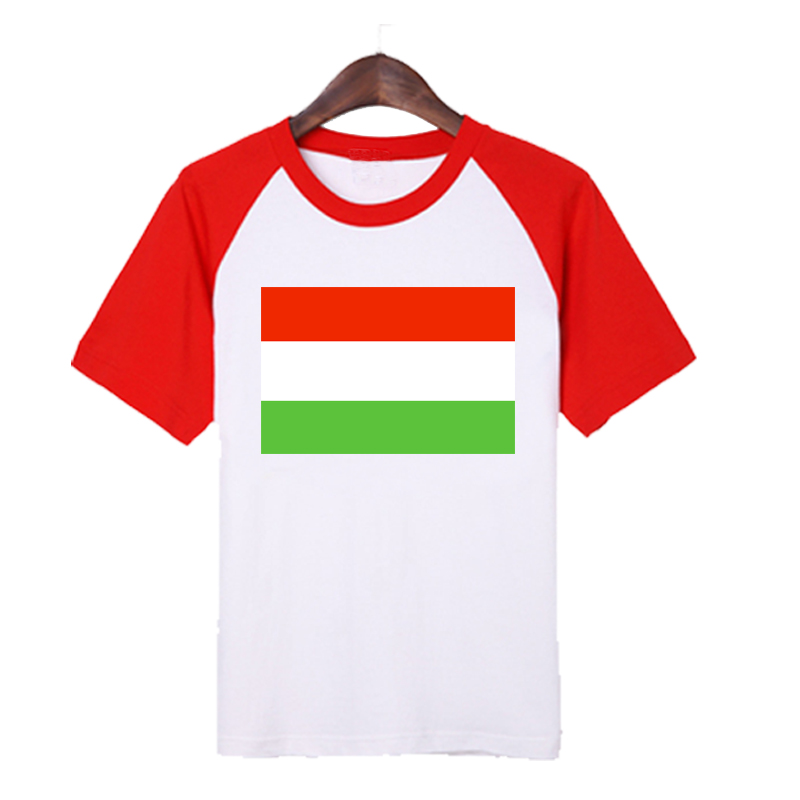 匈牙利国旗 短袖男女儿童班服小学生表演活动t恤衫上衣服装纯棉夏