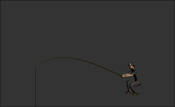 钓鱼的人3d动画/钓鱼3d动画/垂钓max动画/一个钓鱼的人max场景