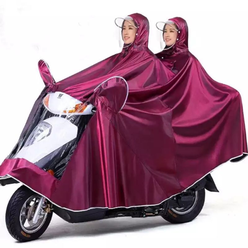 超大码男女装五羊本田豪爵铃木摩托车雨衣电动车电瓶车单双人雨披