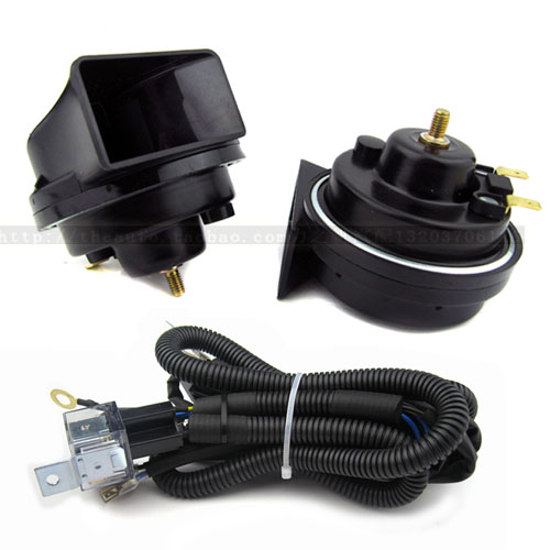汽车蜗牛喇叭适用海马 丘比特 M3专用双音 一拖二免破线带继电器