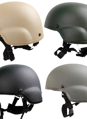 WZJP无贼MICH2000玻璃钢保安真人吃鸡头盔摩托头盔军迷战术装备