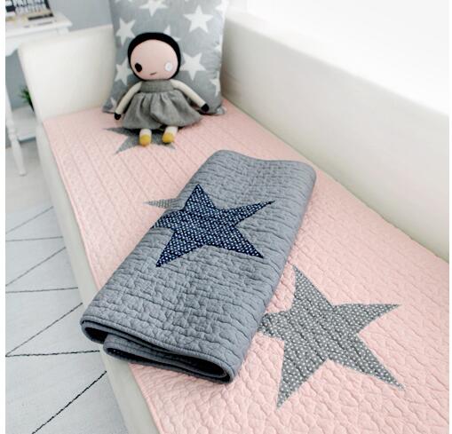 韩国代购*大星星沙发坐垫  沙发垫 粉色 灰色