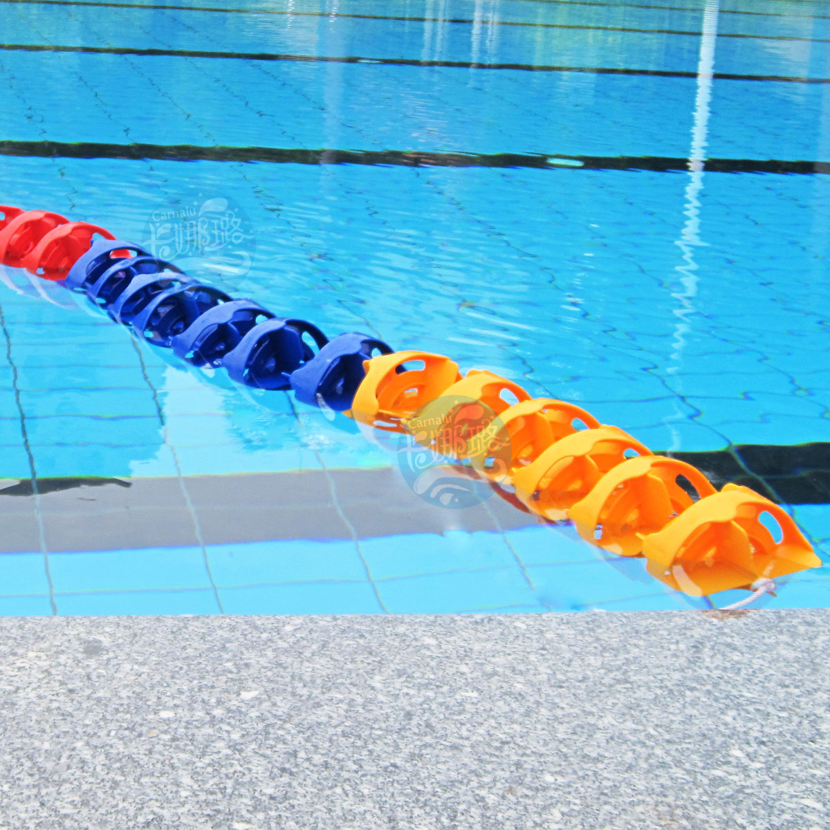 游泳池泳道线 分隔线水线 国际标准泳池比赛线 15CM风车形泳道线