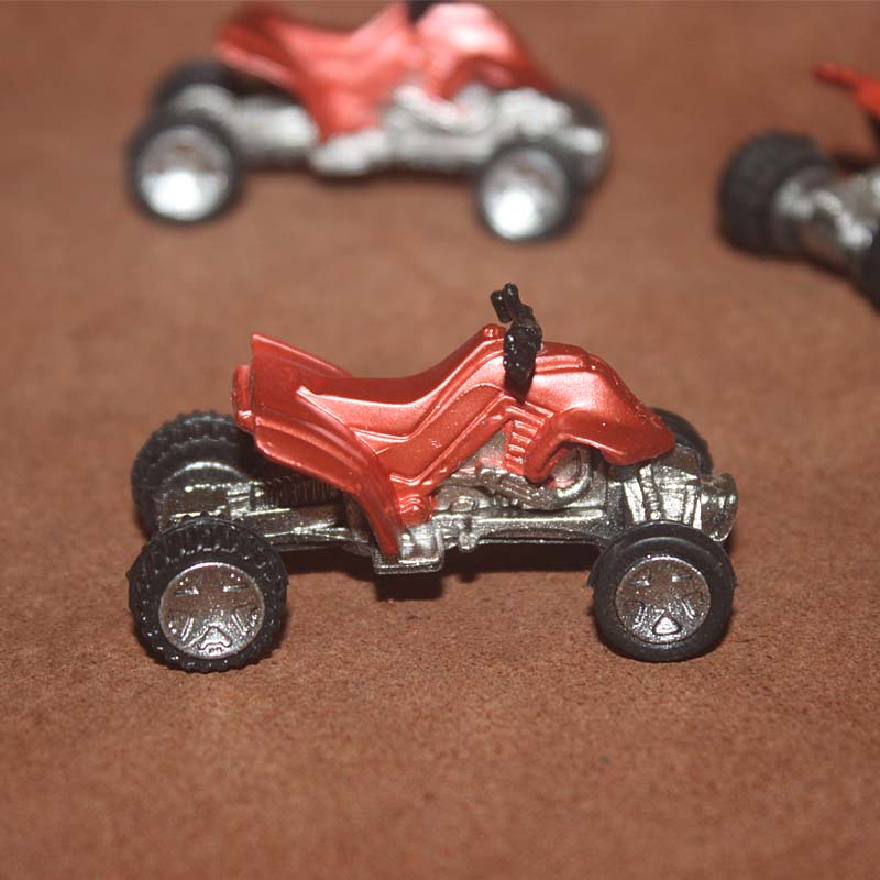 safari正版仿真塑胶汽车模型早教玩具场景摆件 沙滩摩托车