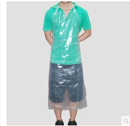 围裙袖套磨砂透明PVC防油塑胶 防水围裙 家用1.2米厂家直销