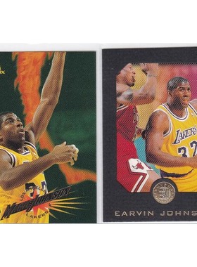 NBA球星卡 skybox 1996 魔术师 埃尔文约翰逊 湖人队