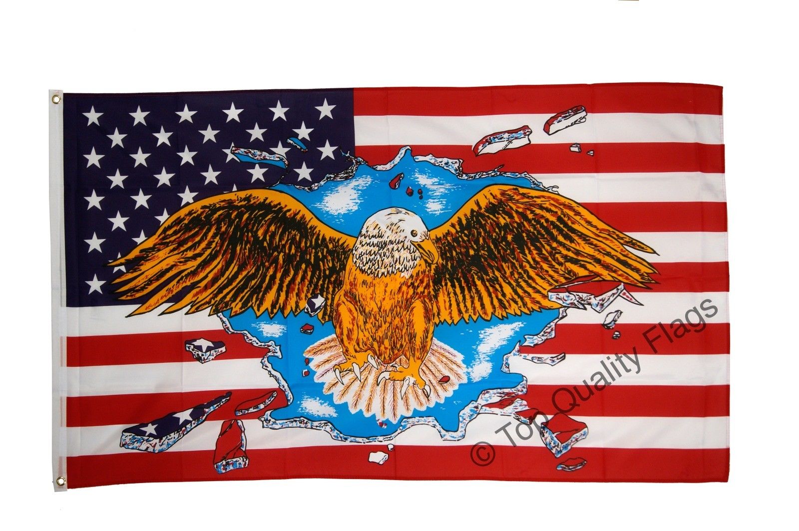外贸美国宽鹰旗USA with wide eagle FLAG