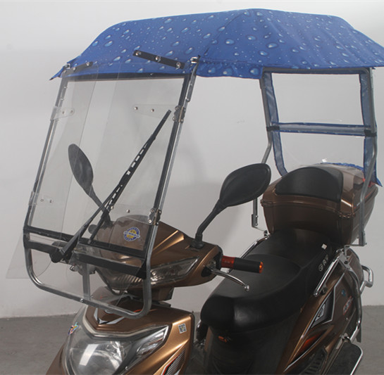 电动摩托车雨棚蓬篷人气防雨防晒遮阳伞电瓶自行车挡风罩夏天雨伞