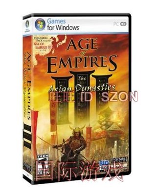 PC正版key 帝国时代3亚洲王朝 eso联机The Asian Dynasties