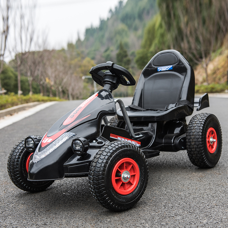 新儿童电动车四轮卡丁车可坐男女宝宝遥控玩具汽车充气轮小孩摩托