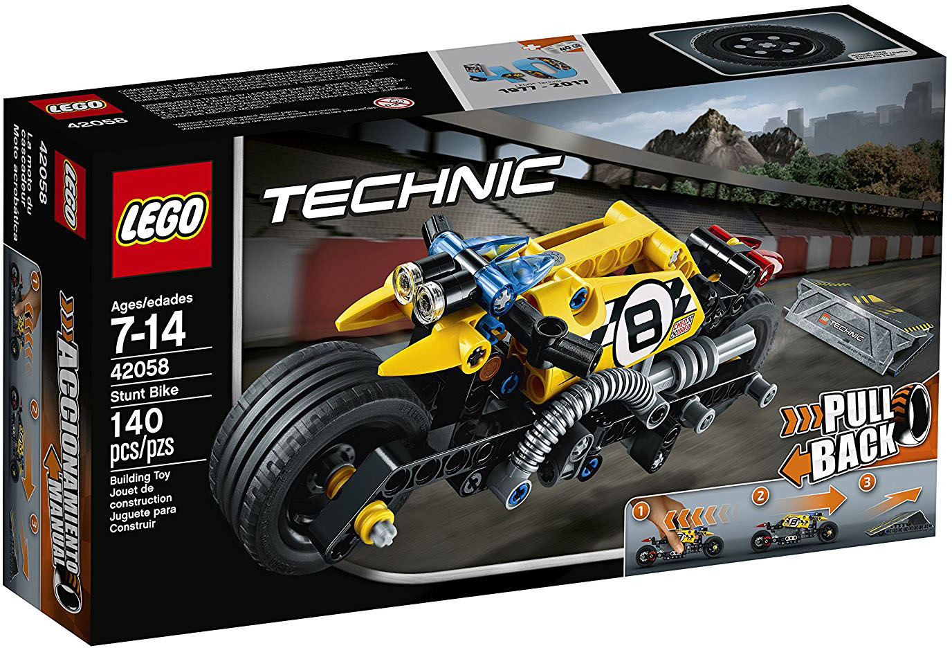 正品 乐高 LEGO 42058 机械组TECHNIC 系列 特技摩托 现货