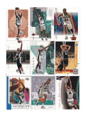 NBA球星卡 UD 2001 蒂姆邓肯