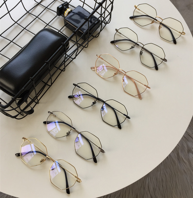 易烊千玺同款眼镜架多边形男女文艺眼镜框街拍时尚百搭学生平光镜
