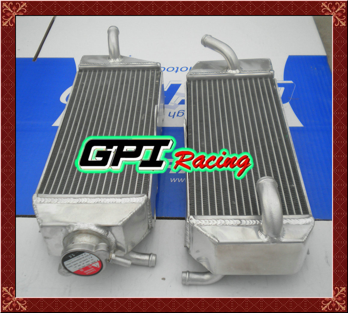 摩托车水箱越野赛车专用全铝散热器 适本田CRF450 CRF450R 05-08