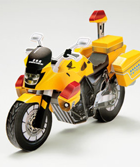 儿童益智DIY立体手工制作仿真摩托车车模3D纸模型纸艺玩具摆件