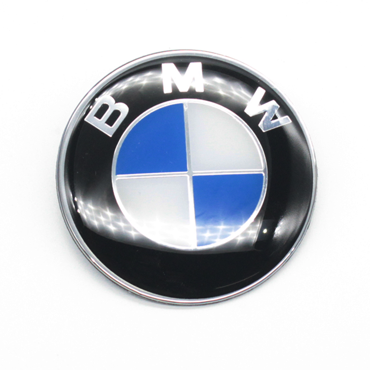 宝马摩托车改装贴车标BMW标志软胶贴个性车贴花装饰贴纸油箱贴