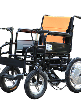 泰合老年人四轮电动代步车残疾人电动轮椅车电瓶助力车折叠进电梯