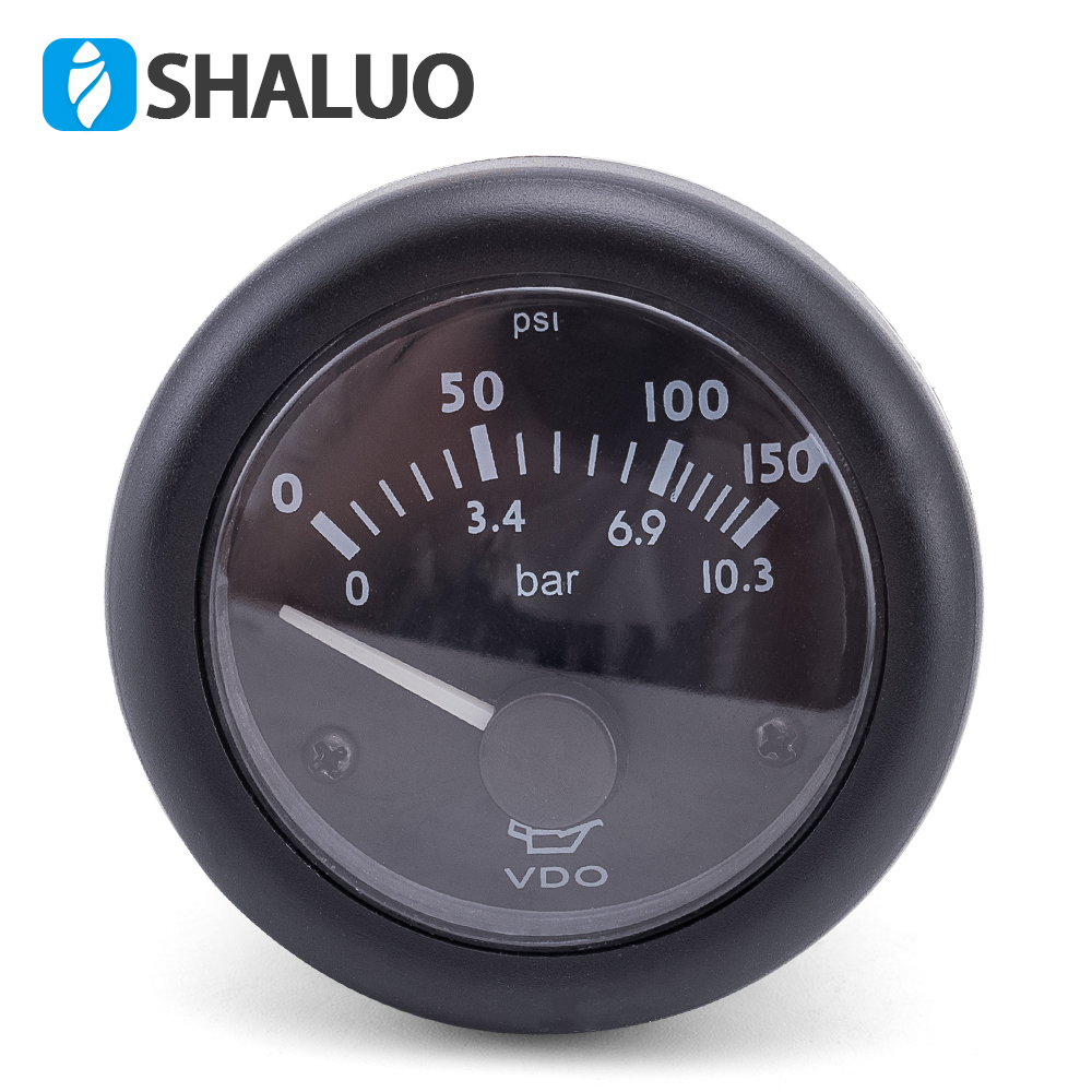 康明斯油压表0-10bar 柴油发电机专用配件/VDO制式机油压力表