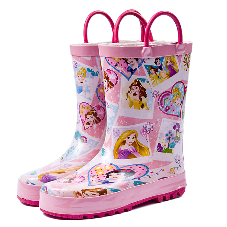 索菲亚公主儿童雨鞋女童雨靴防滑防水学生水靴卡通亲子水鞋