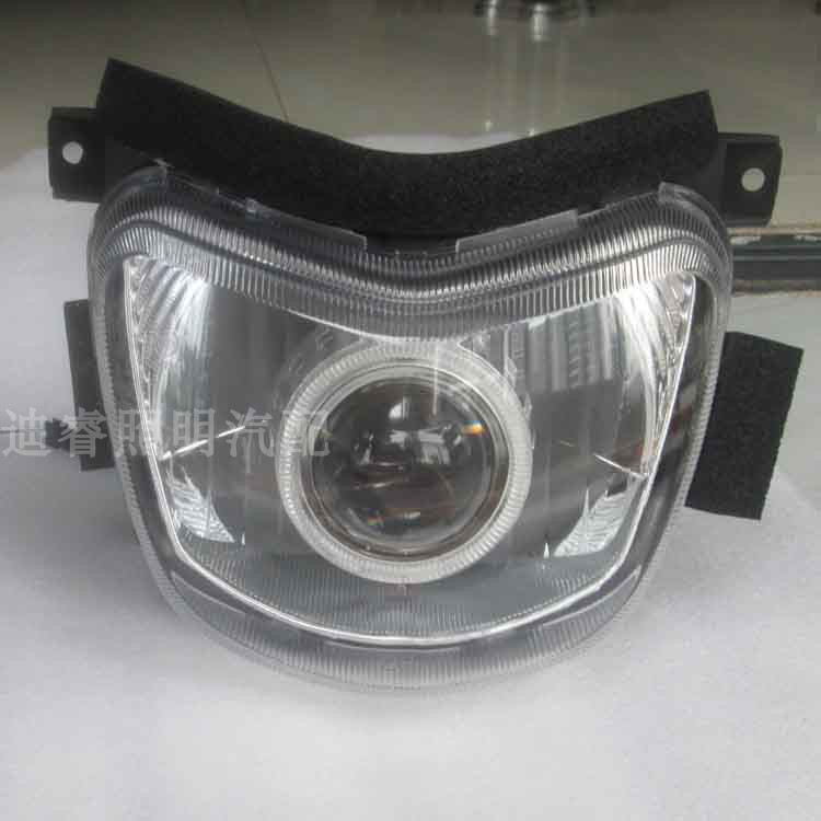 摩托车氙气灯大灯改装天使眼 恶魔眼双光透镜 HID 配件125K-2A