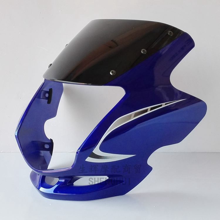 摩托车配件仿赛驰头罩导流罩适用速卡迪SK1251505B大灯壳鬼脸