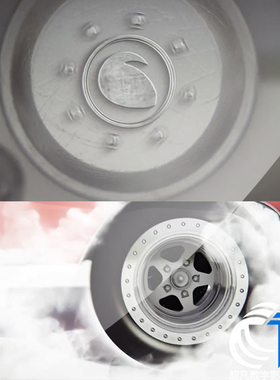 赛车汽车轮胎轮毂介绍广告视频宣传标志片头动画够速度AE模板