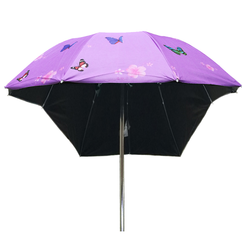 电动车遮阳伞踏板摩托三轮车雨棚黑胶防晒防紫外线加长厚太阳雨伞