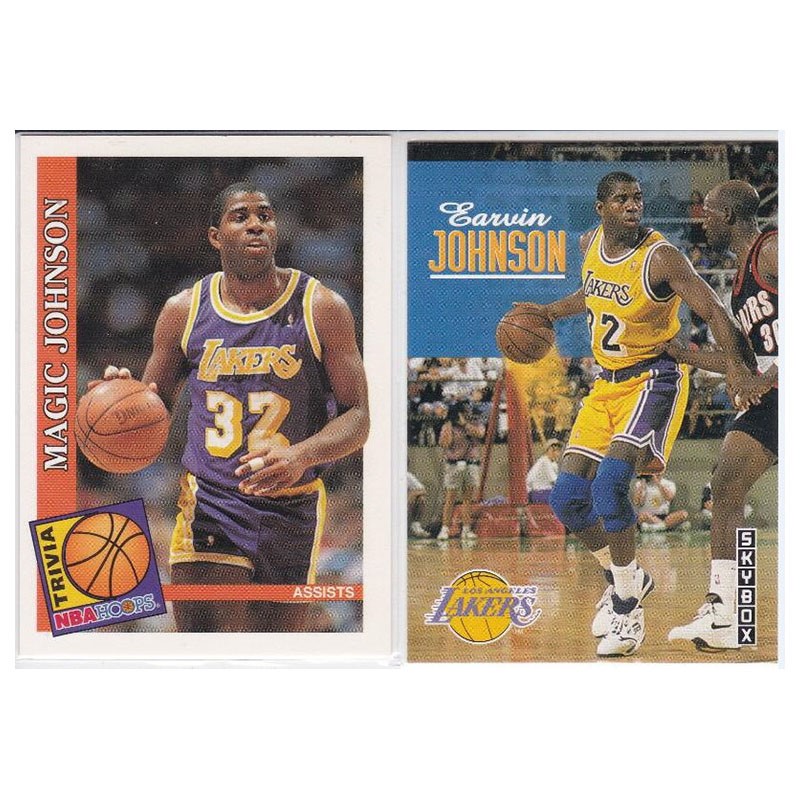 NBA球星卡 skybox 1993 魔术师 埃尔文约翰逊 湖人队