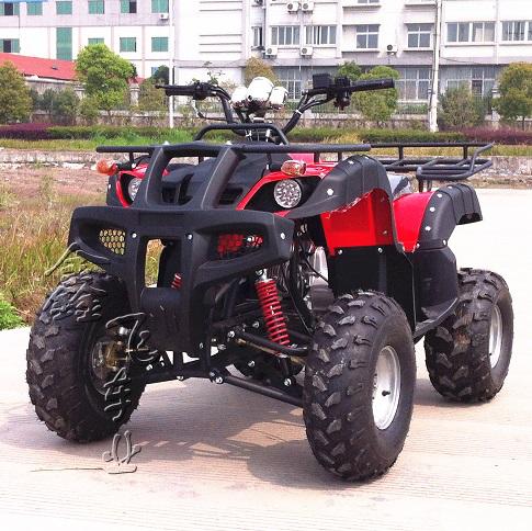 新款ATV改装双网灯8寸真空胎125CC沙滩车四轮越野摩托车
