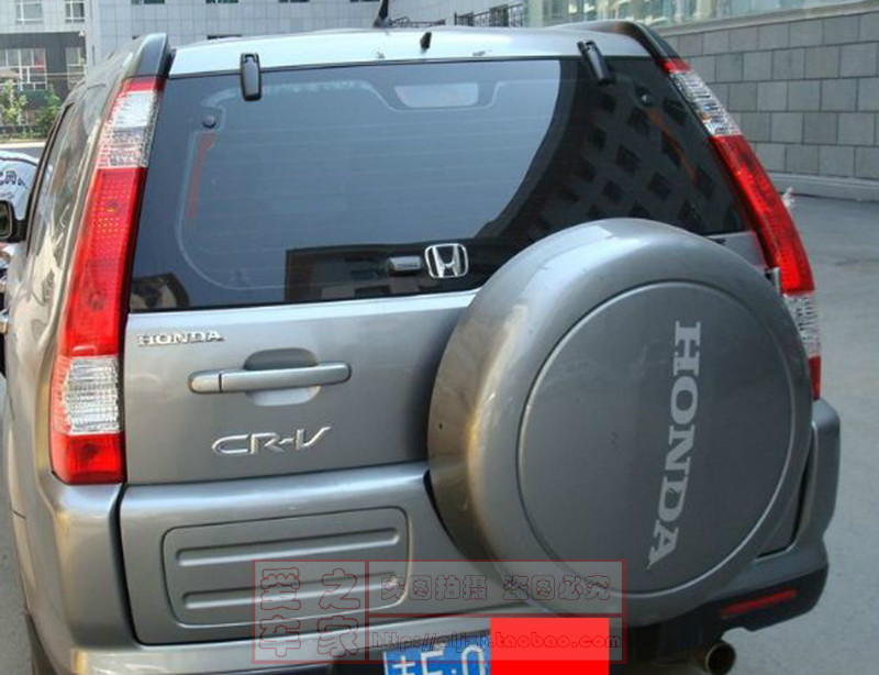 适用于 老款东风本田CRV CR-V 后备胎罩改装 ABS电镀 带贴纸