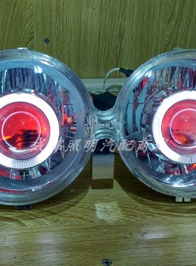祖玛山猫鸭子BWS改装双光透镜天使眼 路虎摩托车氙气灯大灯总成