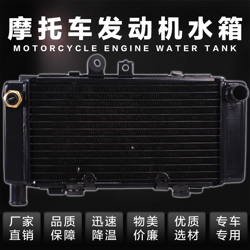摩托车 适用本田 小黄蜂250 水箱总成 发动机散热器 水冷散热器