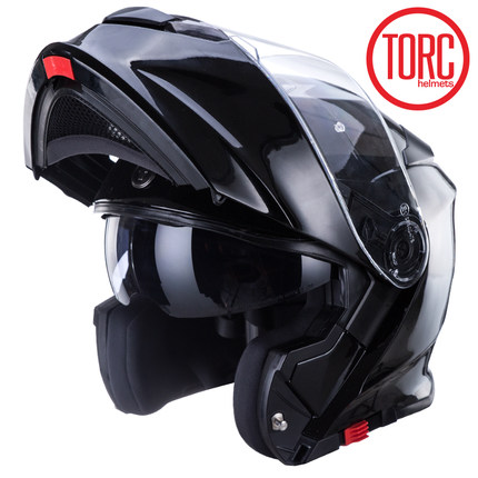 美国TORC摩托车头盔揭面盔四季通用两用盔双镜片头盔骑行装备