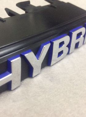 德国大众原装新款途锐混合动力中网标17款途锐中网标志 HYBRIDB标
