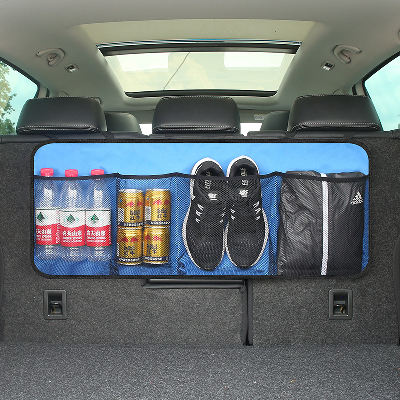 汽车收纳袋座椅挂袋车载椅背置物袋SUV两厢车多功能后备箱储物袋