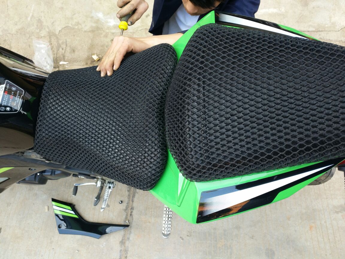 摩托车3D蜂窝网座套KAWASAKI 川崎小忍者250/300坐垫专用防晒套
