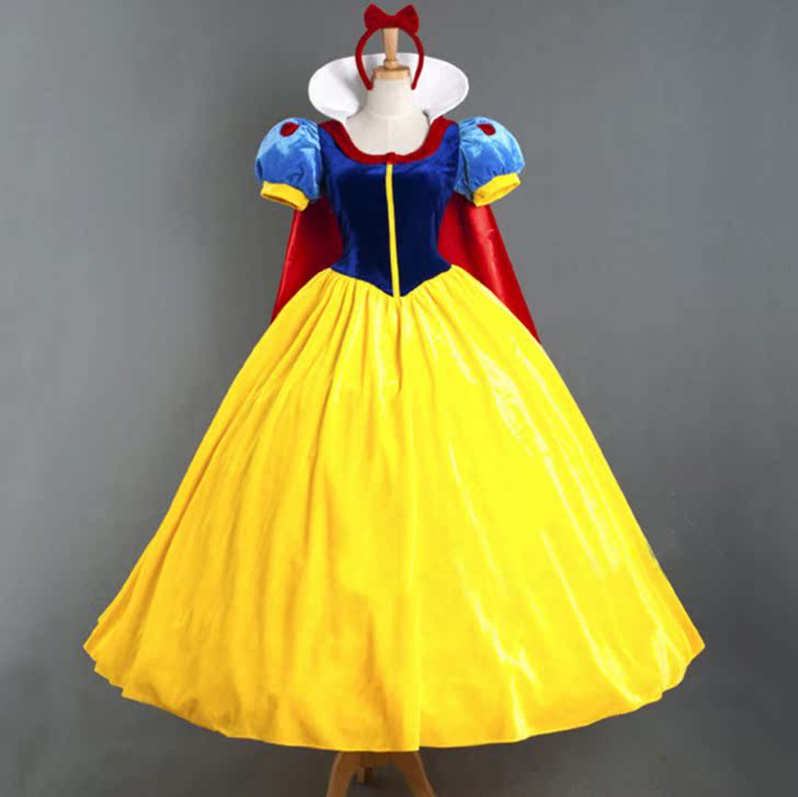 出租白雪公主COS服灰姑娘 爱丽丝 安娜 睡美人迪士尼公主话剧戏服