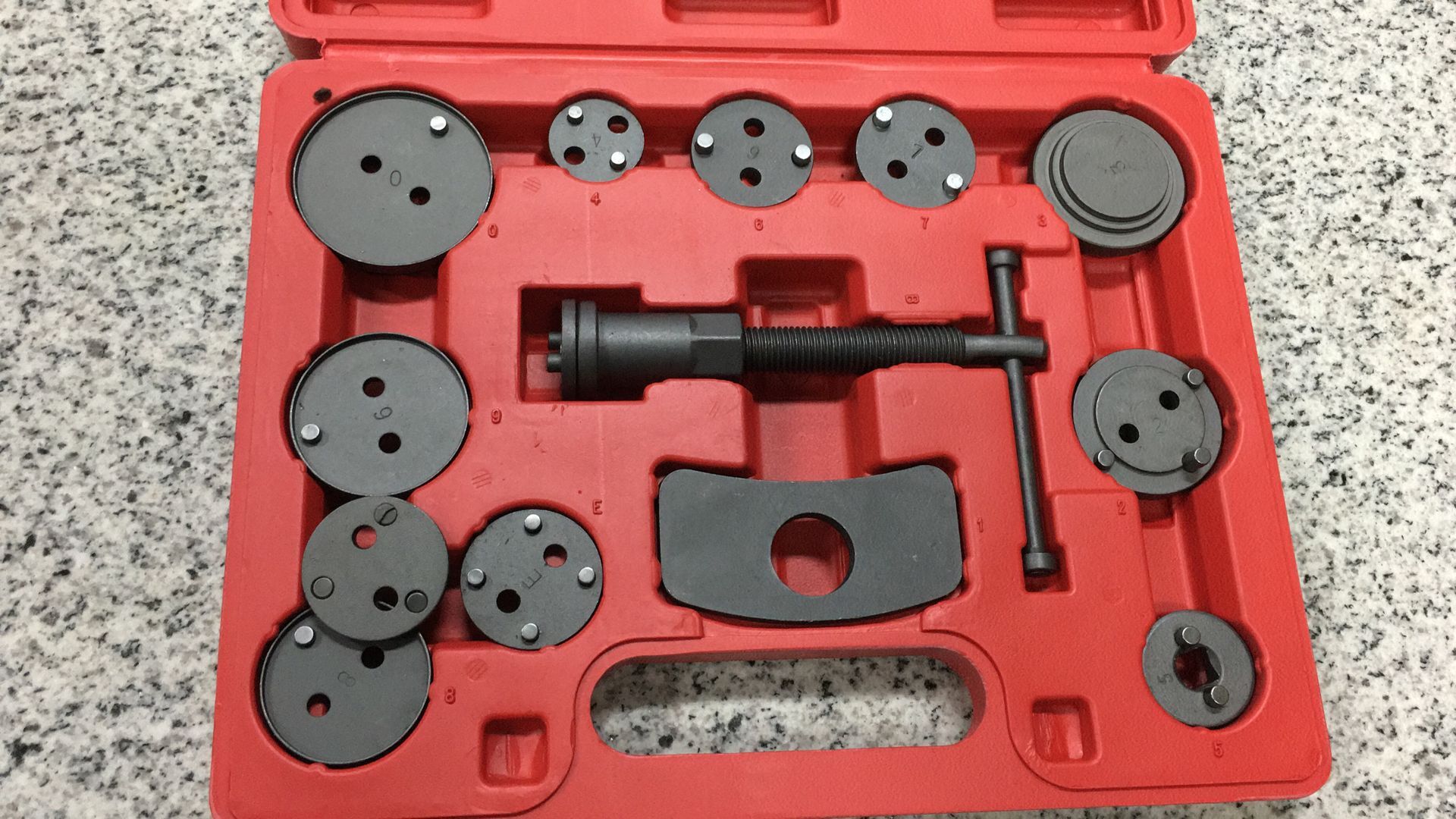 12件进口蝶式刹车分泵调整组刹车片拆装更换工具汽修专业工具