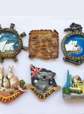 澳大利亚悉尼立体风景旅游纪念品磁贴冰箱贴创意装饰品伴手礼特价
