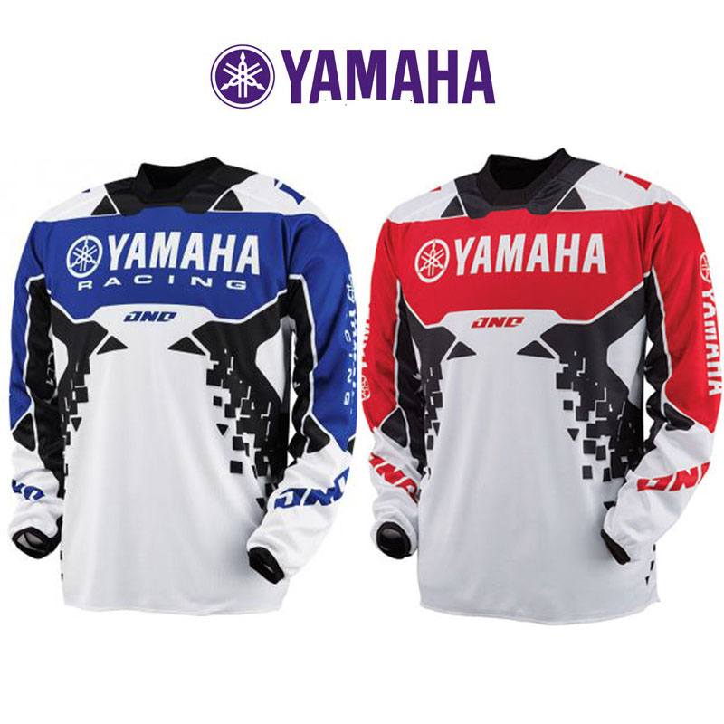2016新款YAMAHA雅马哈赛车T恤速降服长袖上衣摩托车山地车越野长T