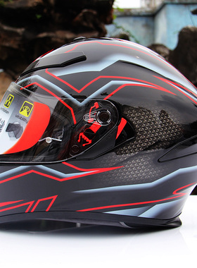 AGV K5S摩托车头盔双镜片碳纤维专业赛车盔全盔跑盔男